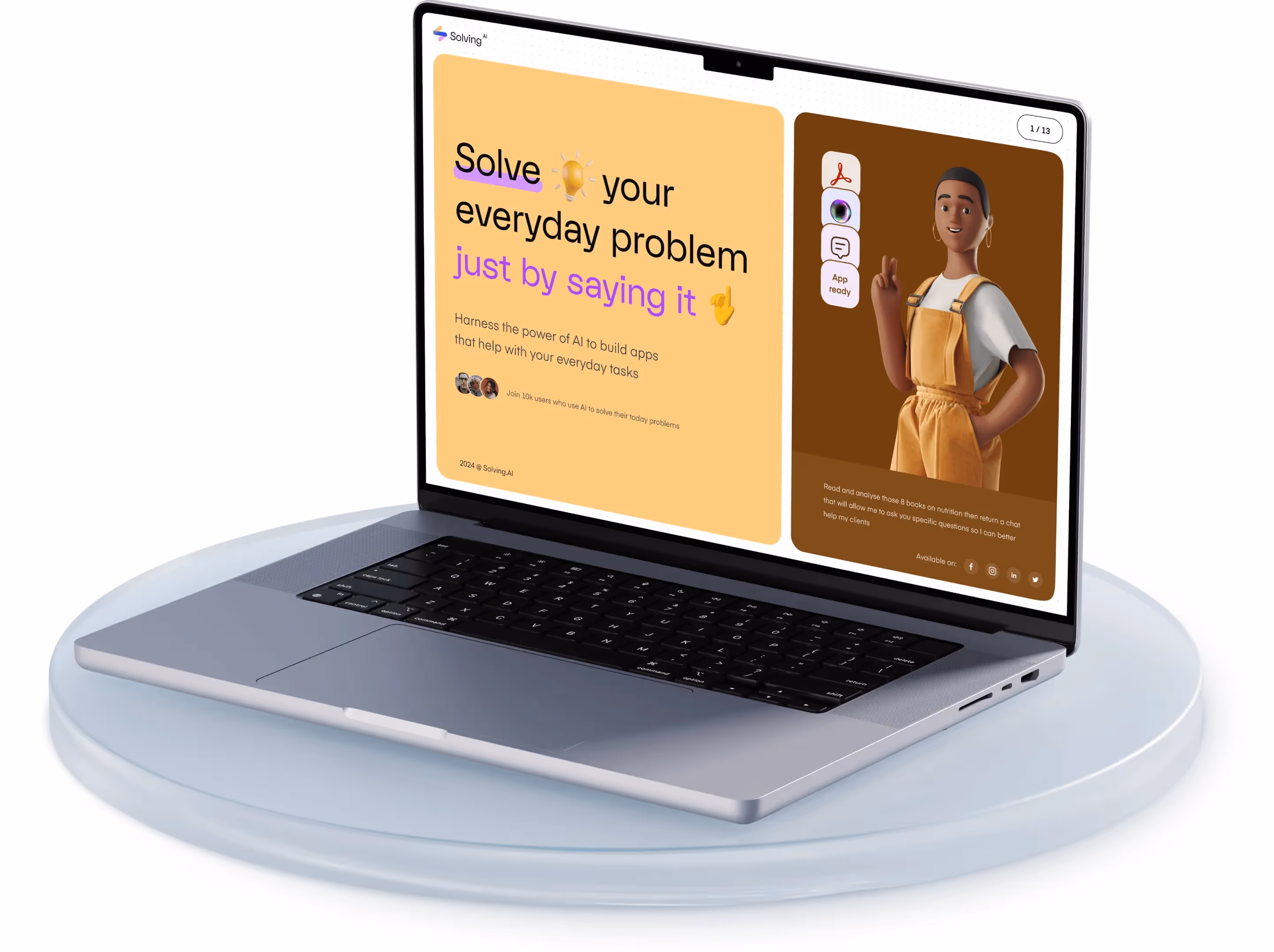 A laptop displaying a website on its screen, showcasing digital content and user interface design.