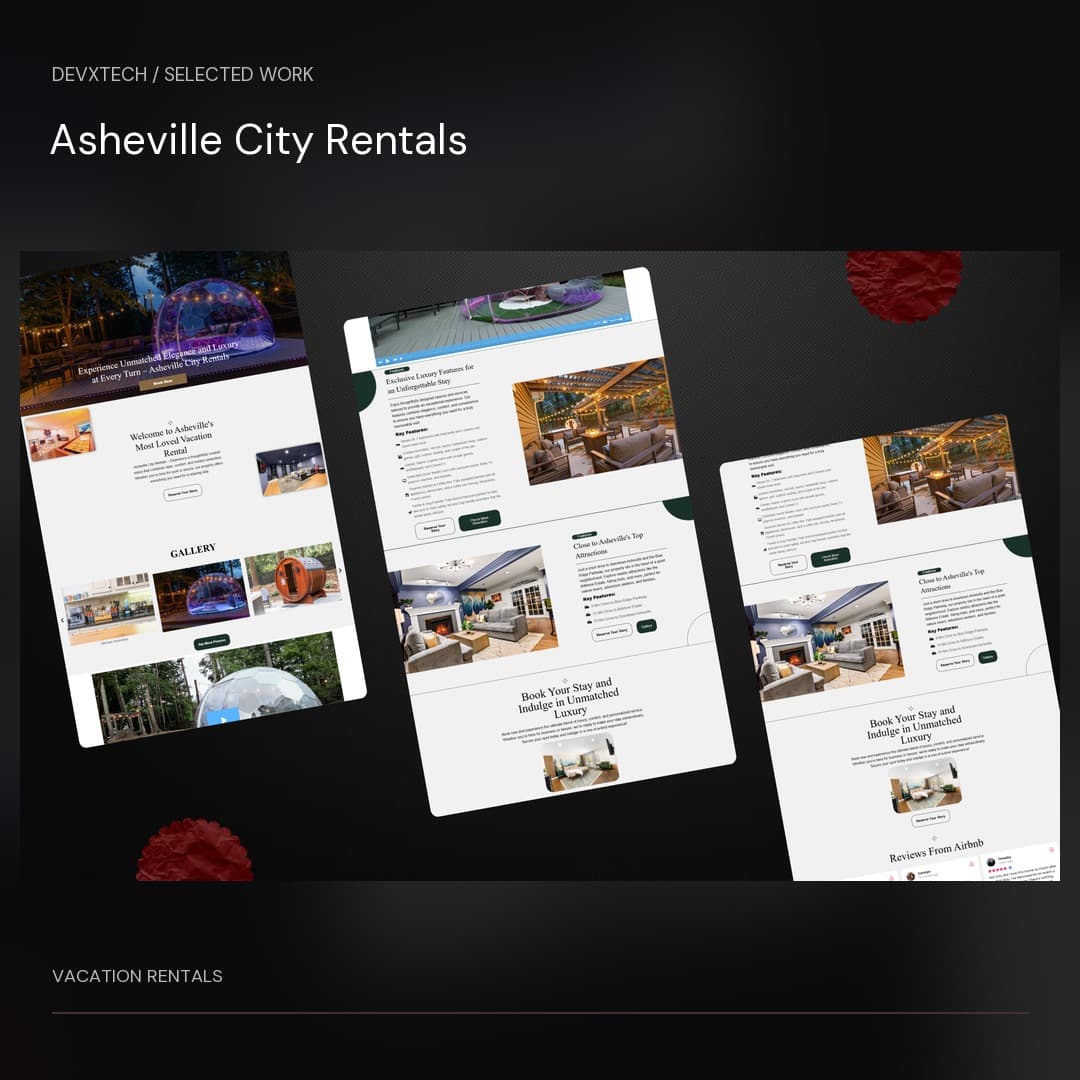 Asheville City Rentals project preview